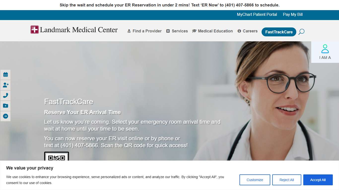 Landmark Medical Center | Community Hospital in Woonsocket, RI